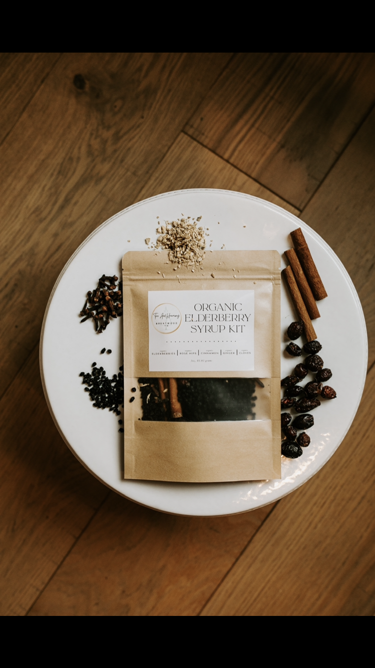 Organic Elderberry Syrup Kit